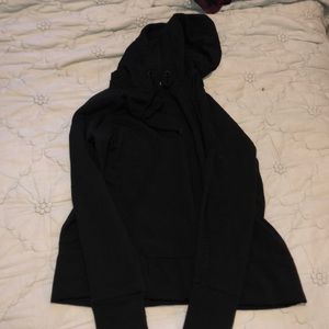 Black athletic hoodie